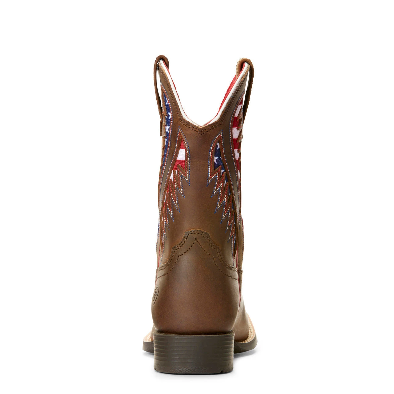 Ariat Kid's Red, White, And Blue Quickdraw VentTEK Square Toe Boot 4 Ariat Kid's Red, White, And Blue Quickdraw VentTEK Square Toe Boot - Image 4