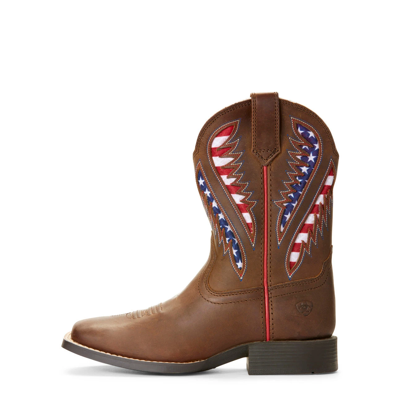 Ariat Kid's Red, White, And Blue Quickdraw VentTEK Square Toe Boot 5 Ariat Kid's Red, White, And Blue Quickdraw VentTEK Square Toe Boot - Image 5