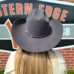 American 7X Steel Grey Felt Hat -Western Cowboy Equipment Sale 20200506 154655