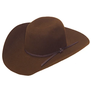 Ariat 6X Chocolate Punchy Crown Hat 1 Ariat 6X Chocolate Punchy Crown Hat