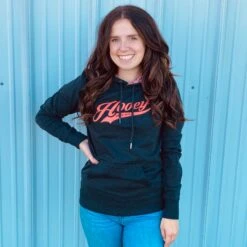Hooey Charcoal Prairie Hoodie