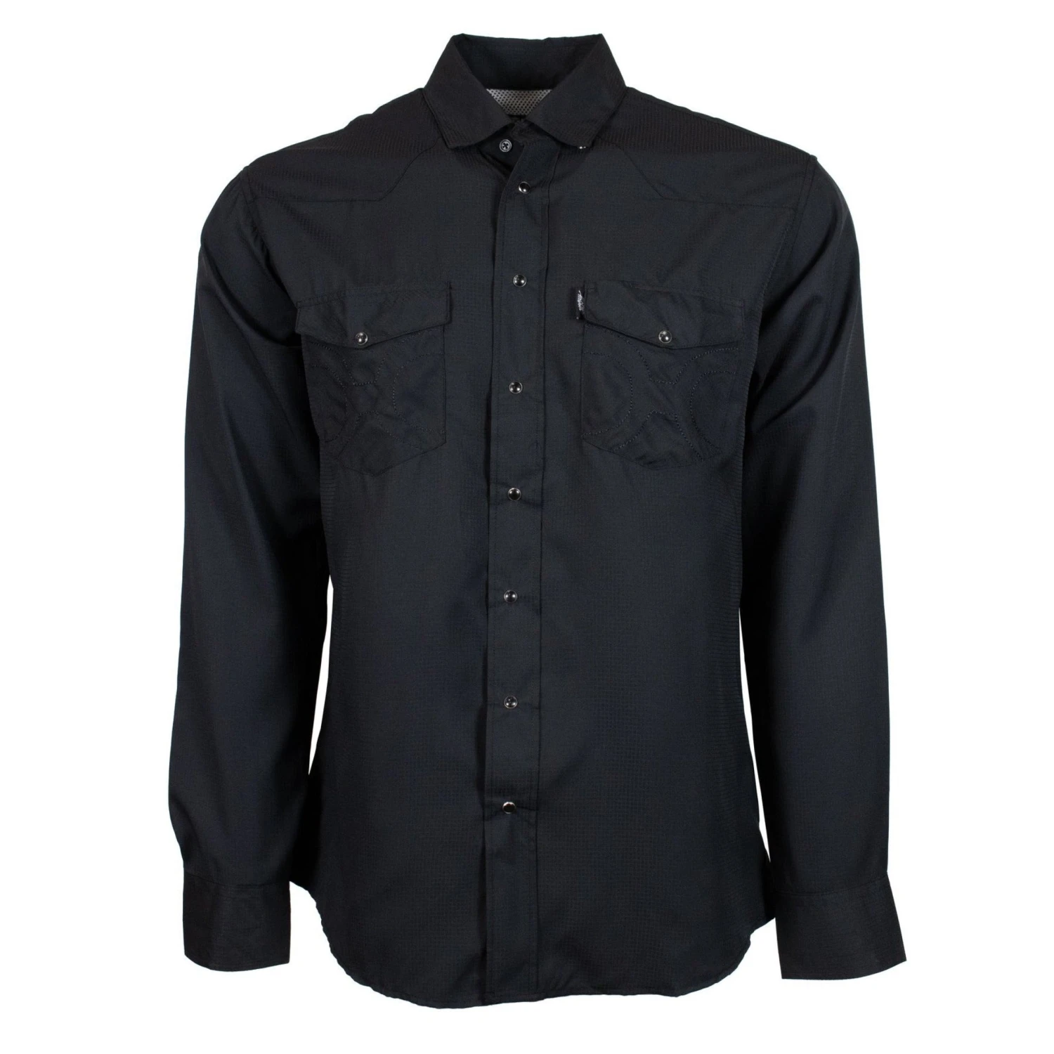 Hooey "Sol" Men's Black Long Sleeve Shirt 1 Hooey "Sol" Men's Black Long Sleeve Shirt