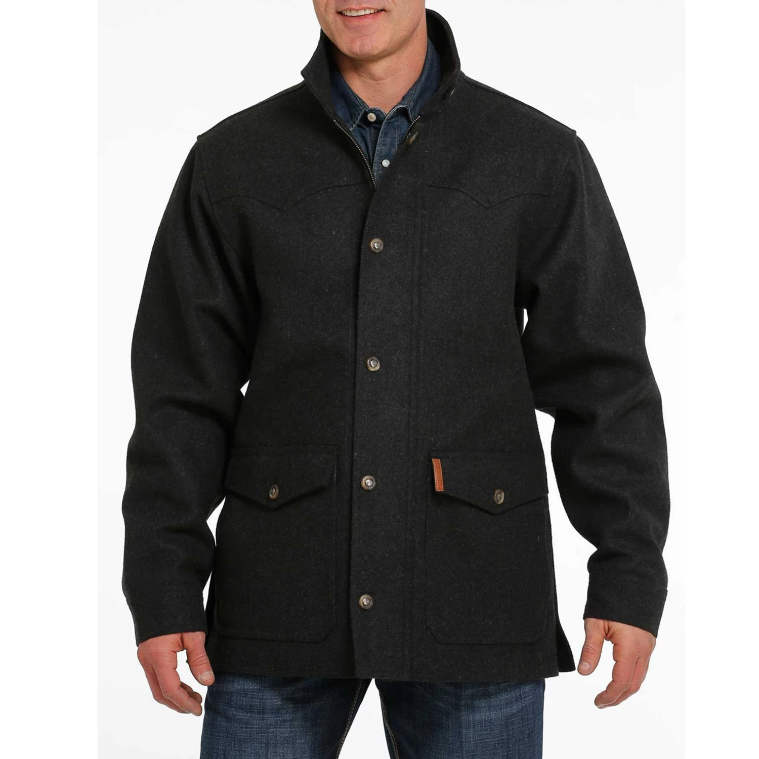 Cinch Men's Charcoal Ranch Coat 1 Cinch Men's Charcoal Ranch Coat