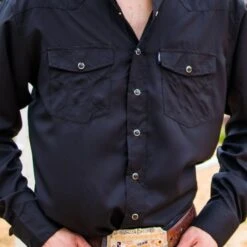Hooey "Sol" Men's Black Long Sleeve Shirt 5 Hooey "Sol" Men's Black Long Sleeve Shirt -Western Cowboy Equipment Sale Untitled 1 1000x1000 a63953ce 865a 4148 823f 1dcc9c188b79