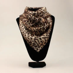 Brown Leopard Wild Rag