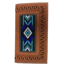 Twisted X Checkbook Cover With Beading