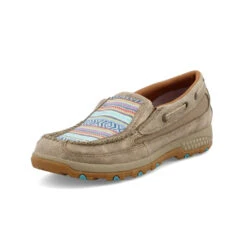 Twisted X Women's Tan And Multi Cell Stretch Slip-On Moc