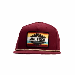 Lane Frost Brand Maroon "Poncho" Cap