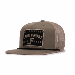 Lane Frost Branded Olive "Shooter" Cap